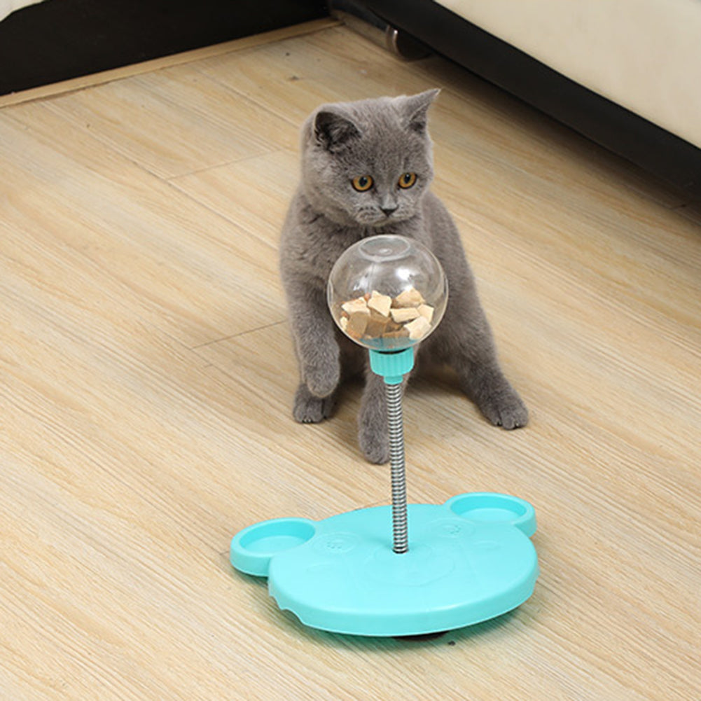 Self-Playing Tumbler Pet Feeder & Leaking Food Toy