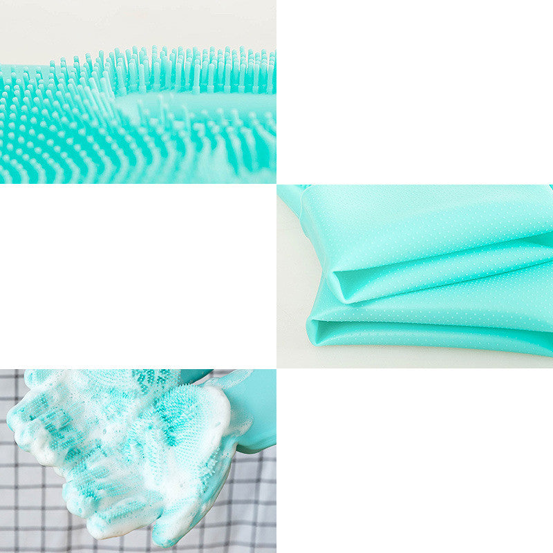 Silicone Pet Grooming & Bath Massage Glove