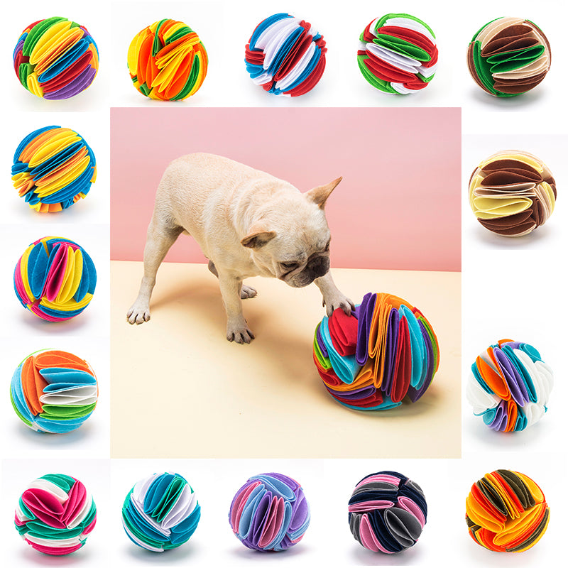Foldable Snuffle Ball Feeding & Training Toy