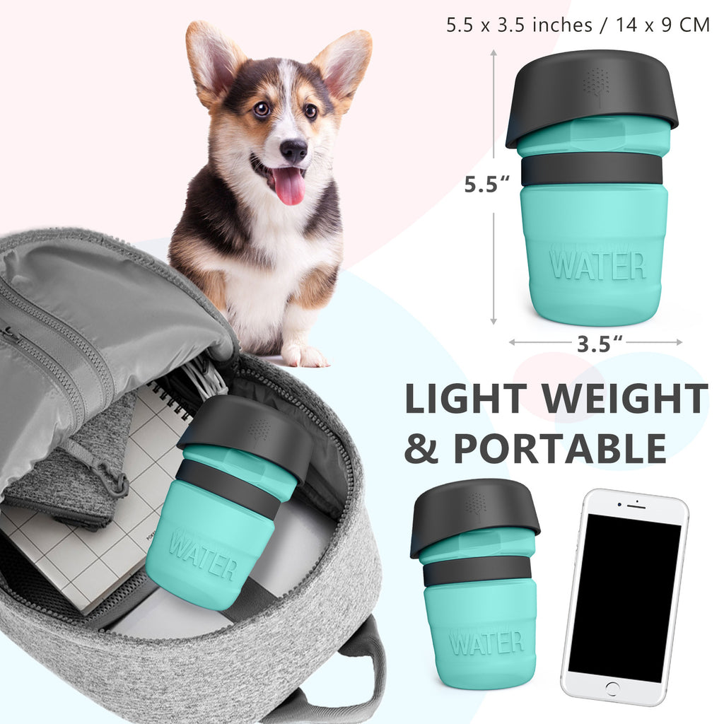 Foldable Outdoor Pet Water Bottle & Dispenser