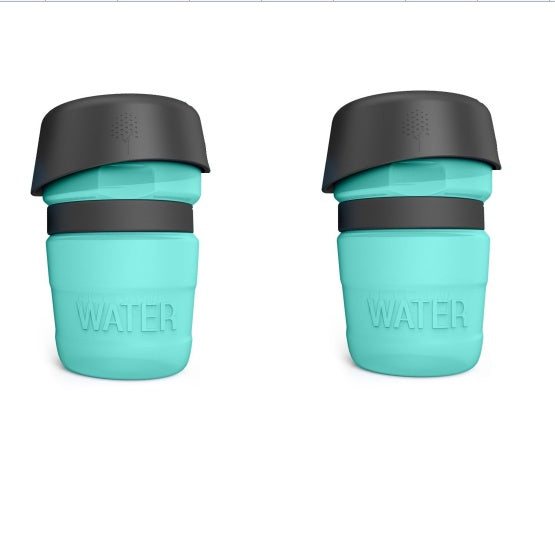 Foldable Outdoor Pet Water Bottle & Dispenser