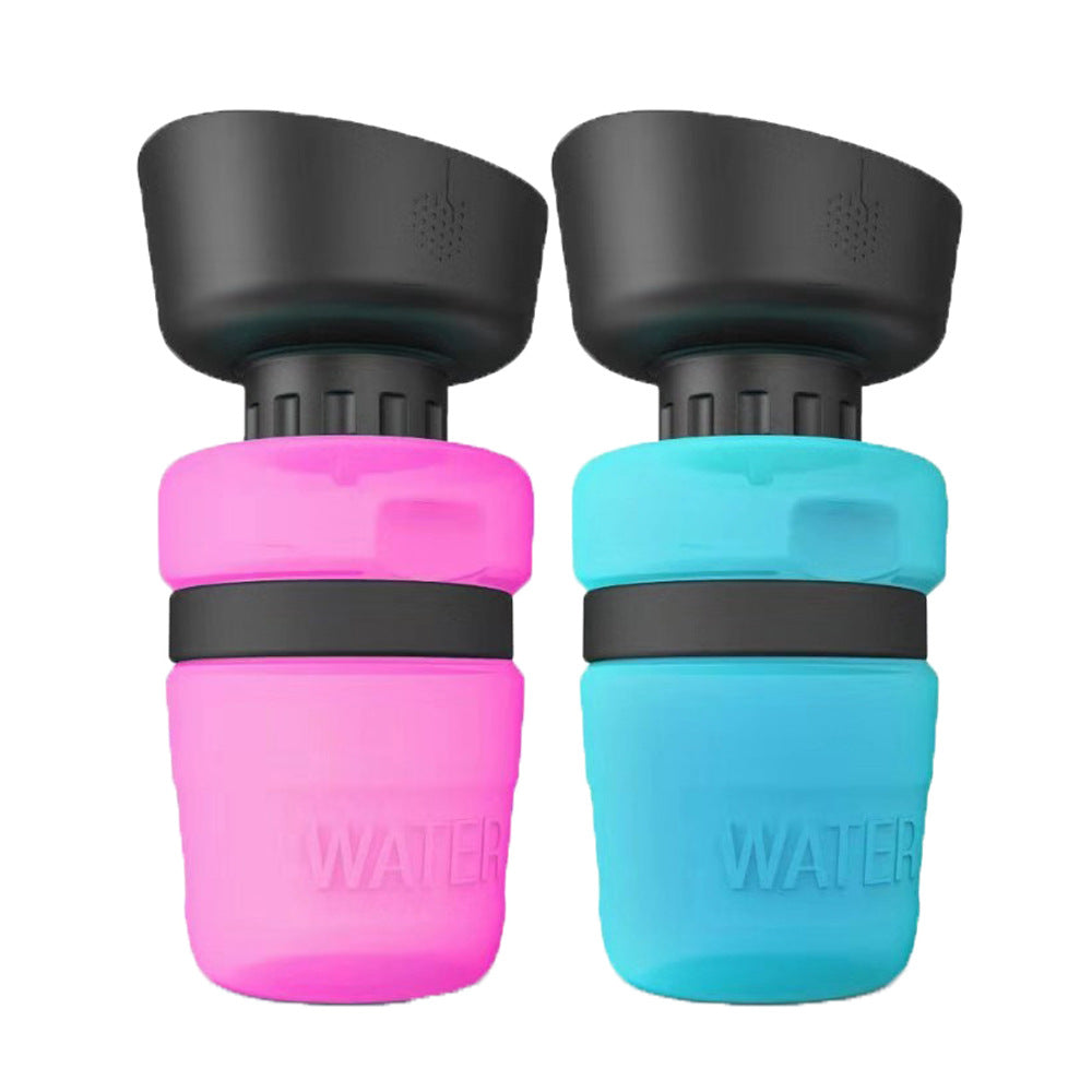 Foldable Outdoor Pet Water Bottle & Dispenser