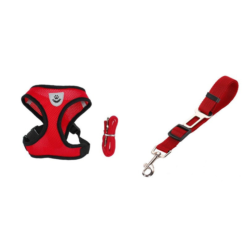 Pet Car Seat Belt & Walking Leash
