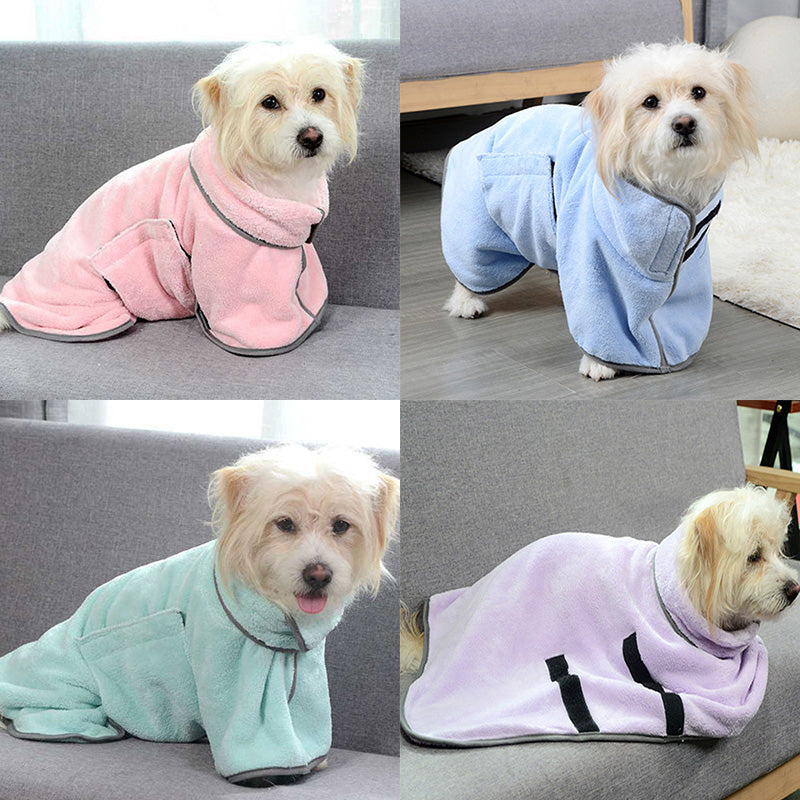 Quick-Drying Pet Absorbent Bathrobe