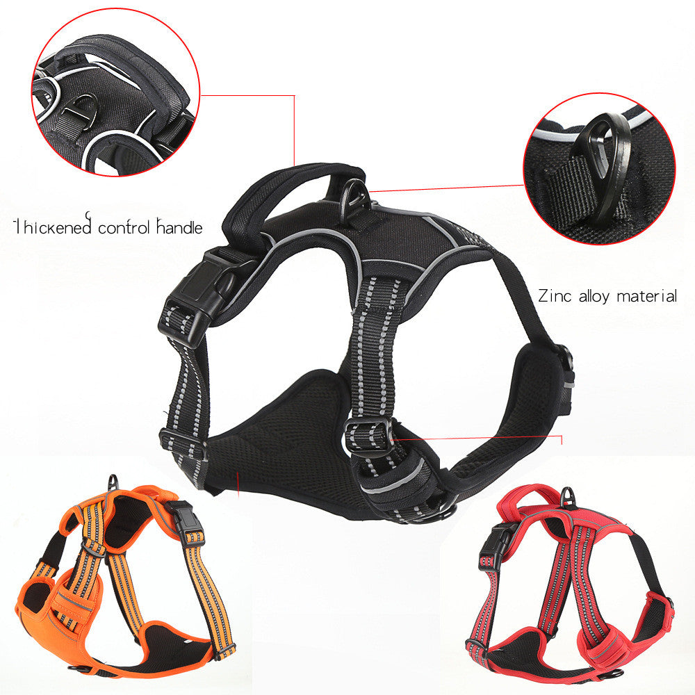 No-Pull Reflective Breathable Dog Harness