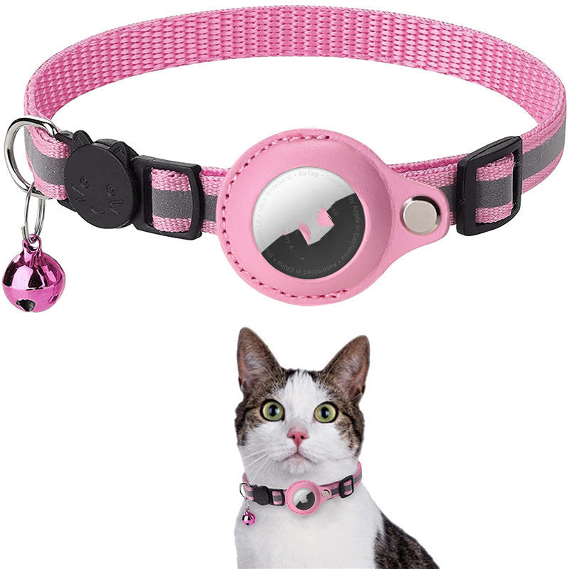 Reflective Waterproof Airtag-Compatible Pet Collar