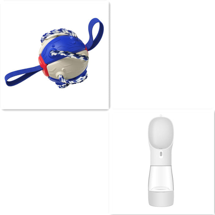 Interactive Dog Football & Frisbee Training Ball