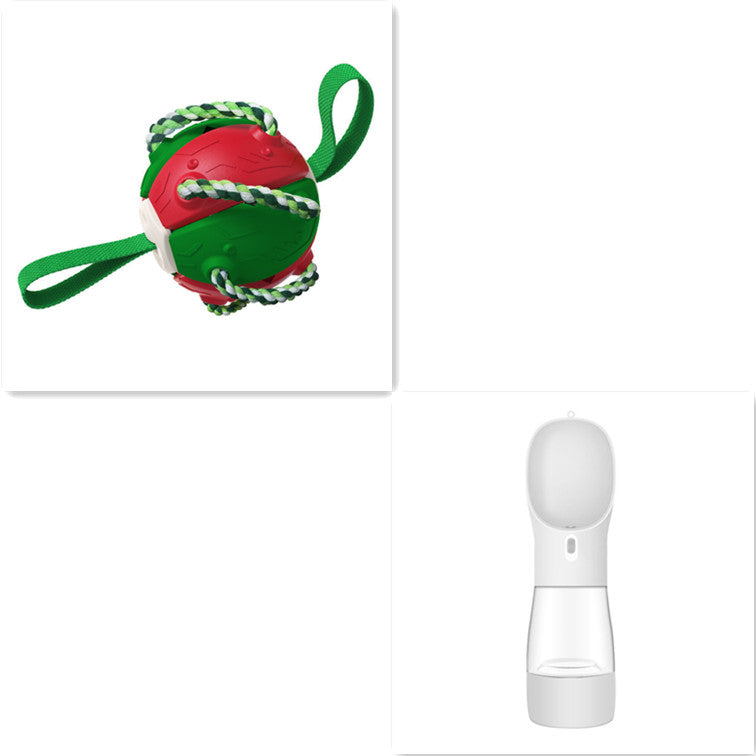 Interactive Dog Football & Frisbee Training Ball