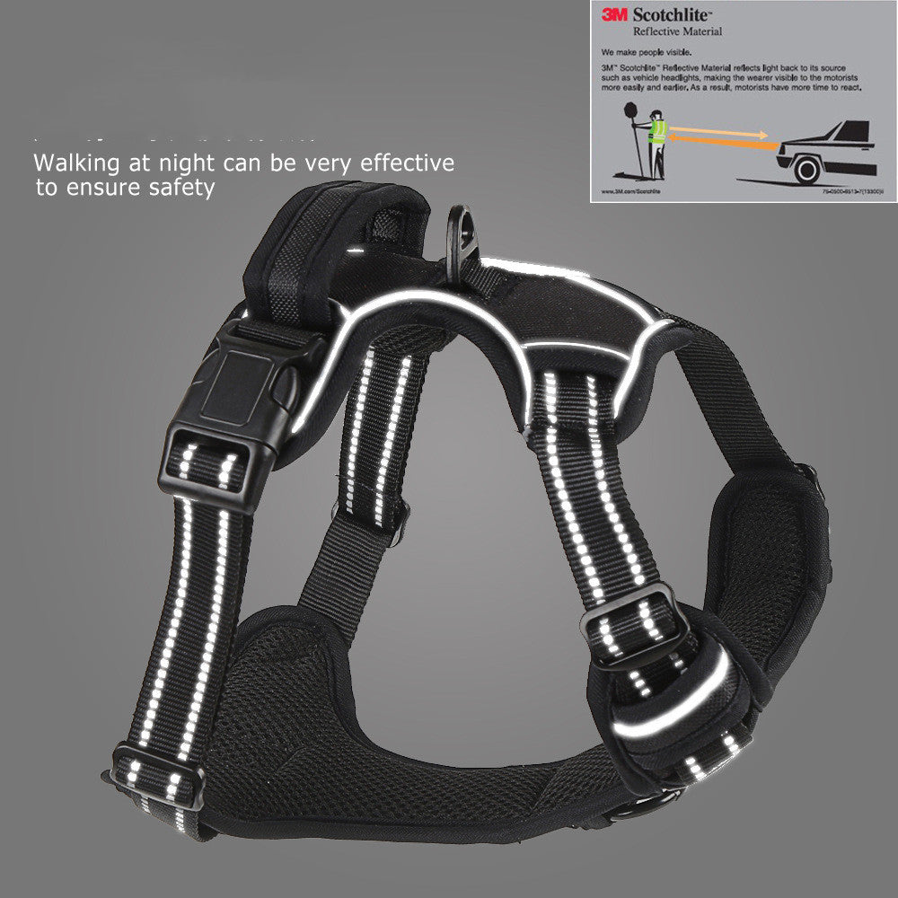 No-Pull Reflective Breathable Dog Harness