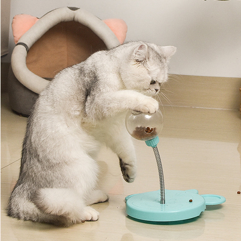 Self-Playing Tumbler Pet Feeder & Leaking Food Toy
