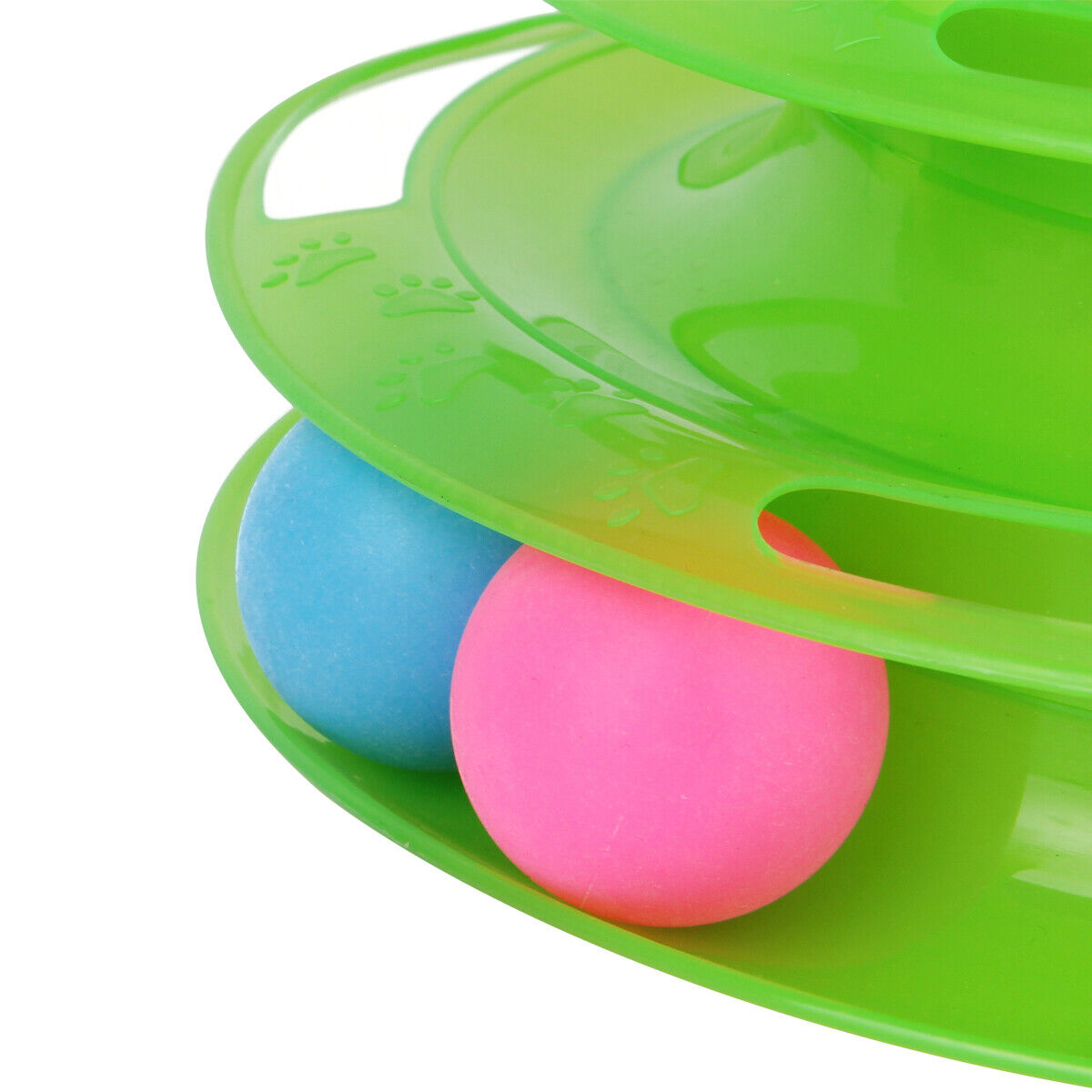 Trilayer Cat Crazy Ball Disk Interactive Toy