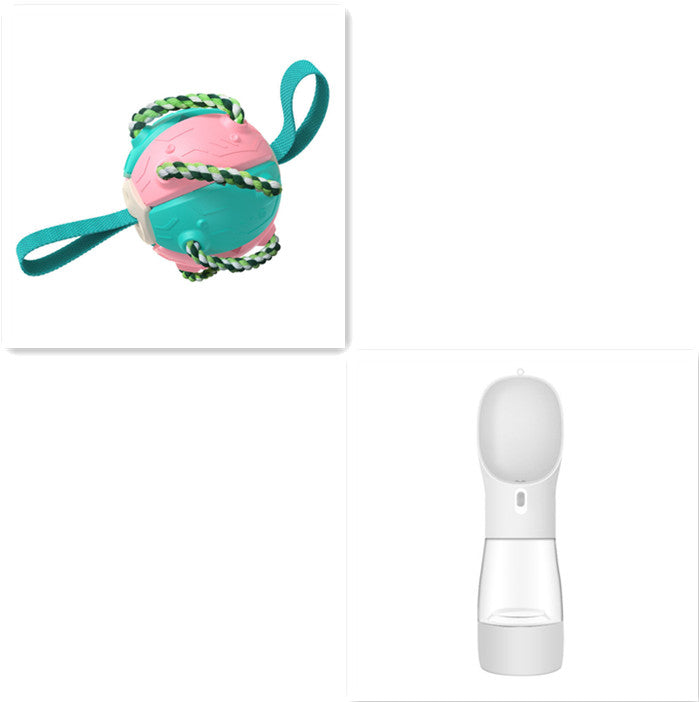 Interactive Dog Football & Frisbee Training Ball