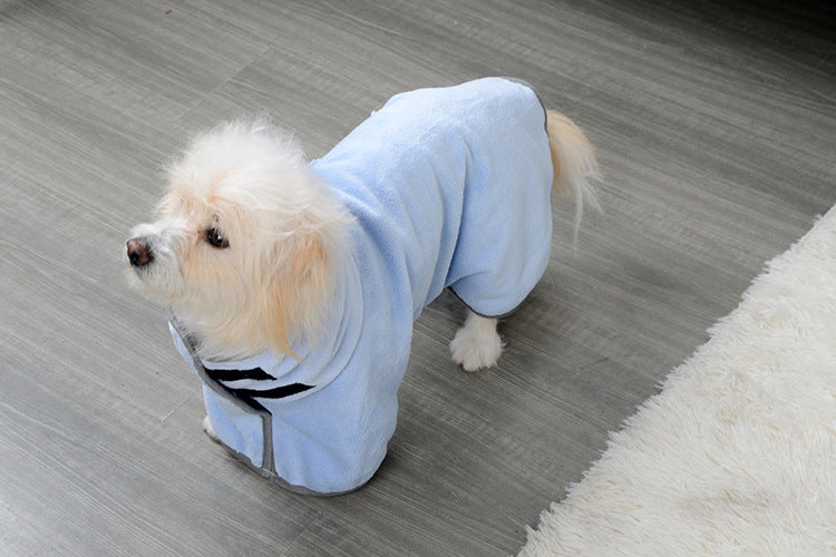 Quick-Drying Pet Absorbent Bathrobe