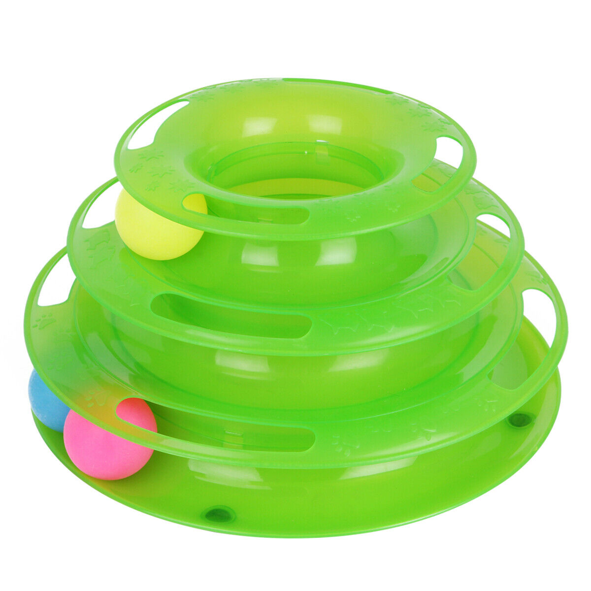 Trilayer Cat Crazy Ball Disk Interactive Toy