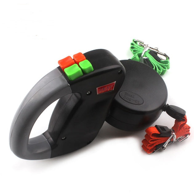 Retractable Dual Pet Walking Leash