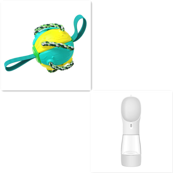 Interactive Dog Football & Frisbee Training Ball