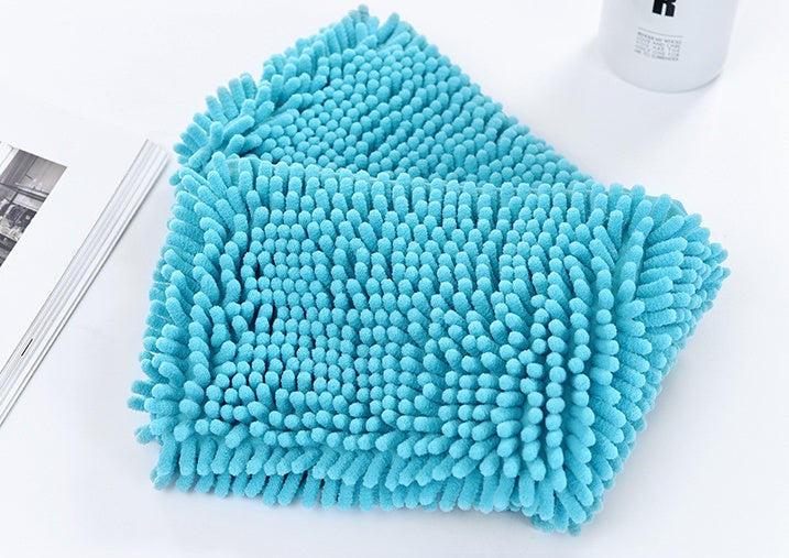 Super Absorbent Chenille Pet Bath Towel