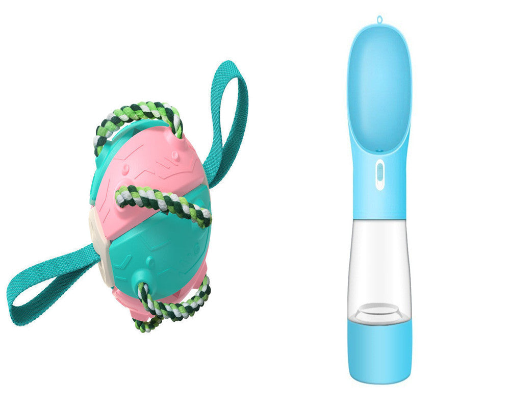 Interactive Dog Football & Frisbee Training Ball