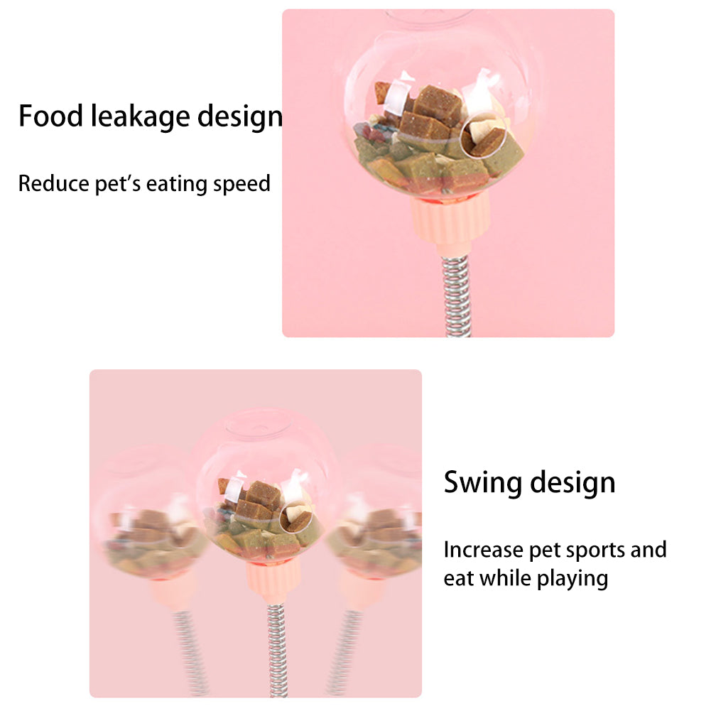 Self-Playing Tumbler Pet Feeder & Leaking Food Toy