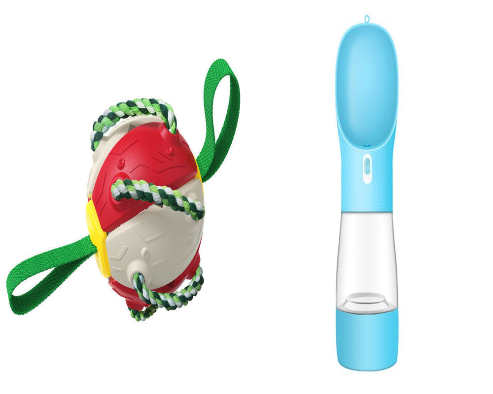 Interactive Dog Football & Frisbee Training Ball