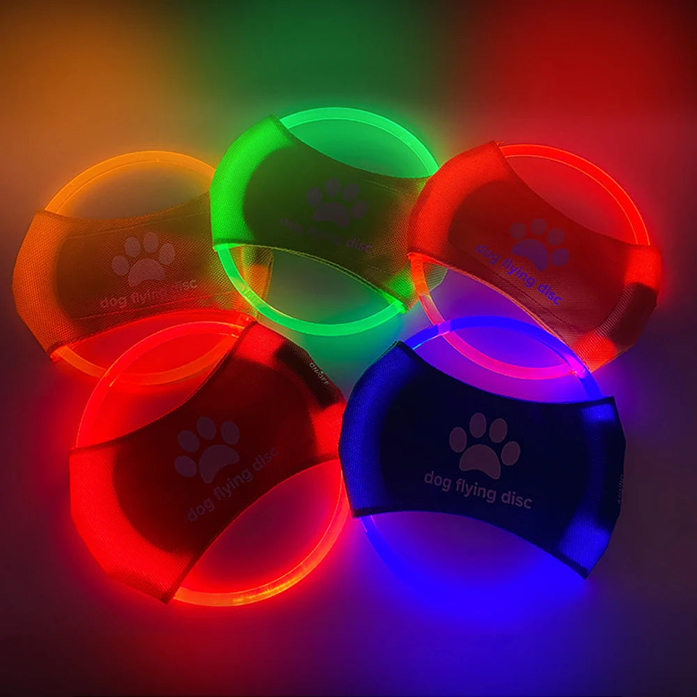 LED Glowing Dog Flying Disc