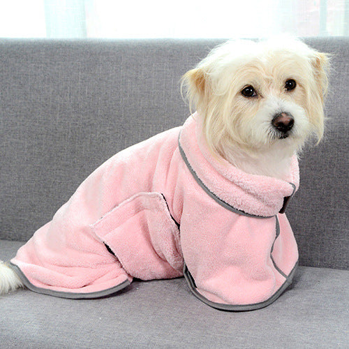 Quick-Drying Pet Absorbent Bathrobe