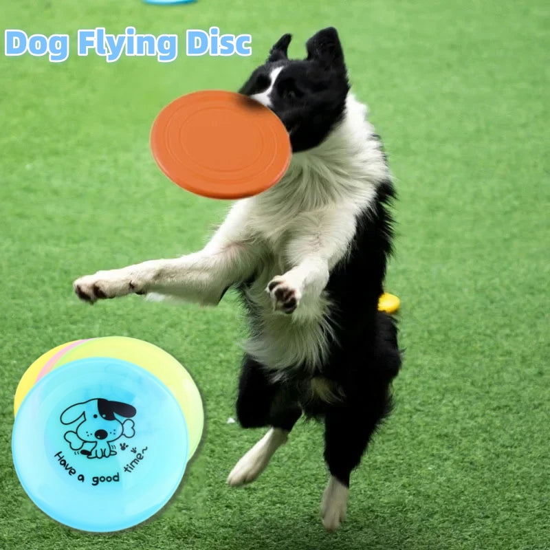 Silicone Flying Saucer Dog Toy