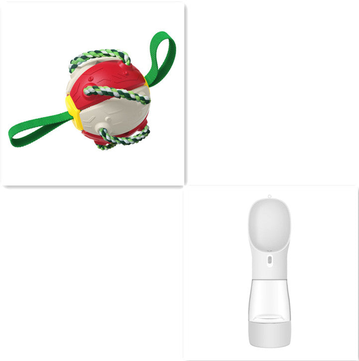 Interactive Dog Football & Frisbee Training Ball