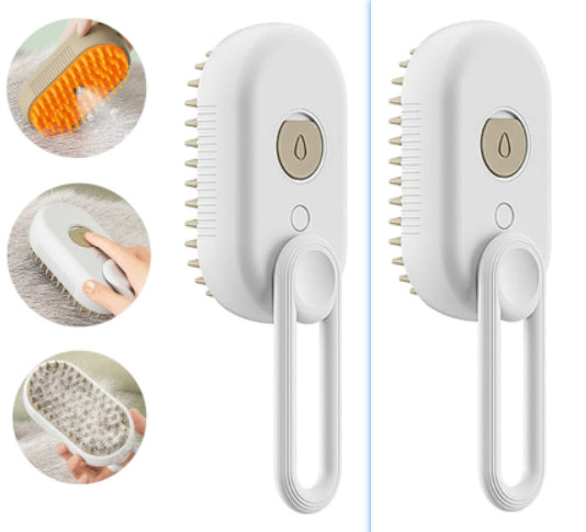 3-in-1 Electric Steam Pet Grooming Brush